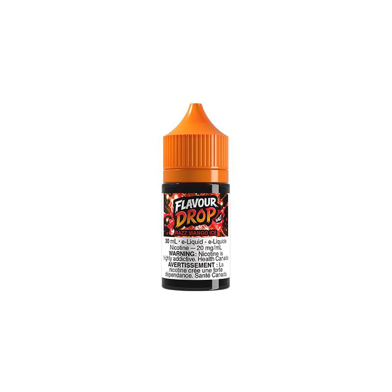 FLAVOUR DROP 20MG 30ML Nicotine Salt E-Liquid Razz Mango Ice